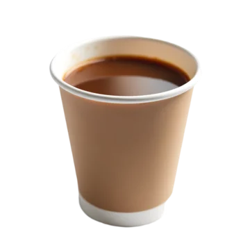 pngtree opened disposable coffee cup on table with steam png image 16048539